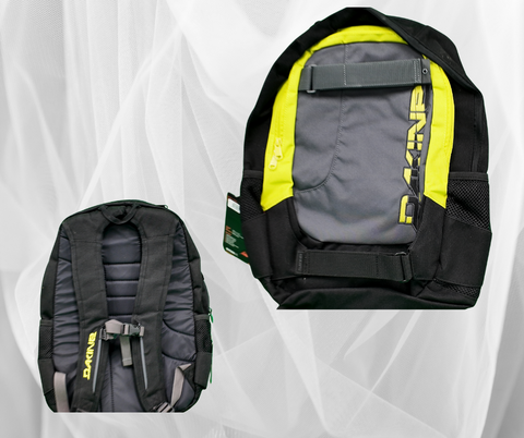 Backpack - Grey/Yellow