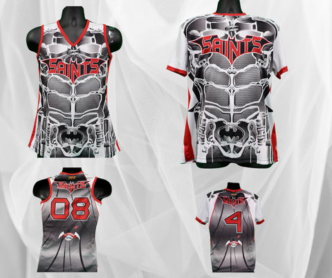 Saints White Batman Tops